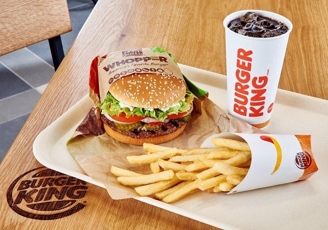 Hamburger tại Burger King