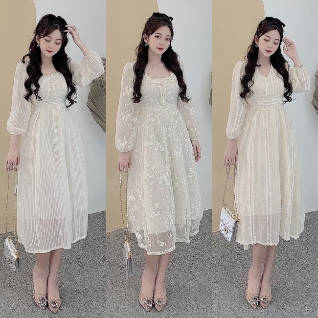CV002 Chân váy xòe nhún bèo Ulzzang xinh xắn (có quần lót) hai màu trắng  đen, Đầm ngắn công chúa tiểu thư bánh bèo cute | Lazada.vn