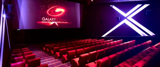 Không gian xem phim của Galaxy Tân Bình Cinema