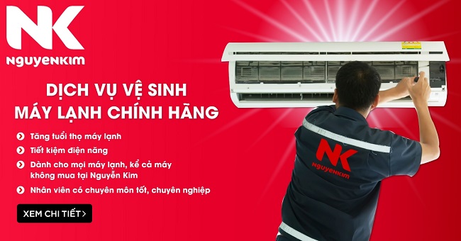 Dịch vụ vệ sinh máy lạnh tại Nguyễn Kim