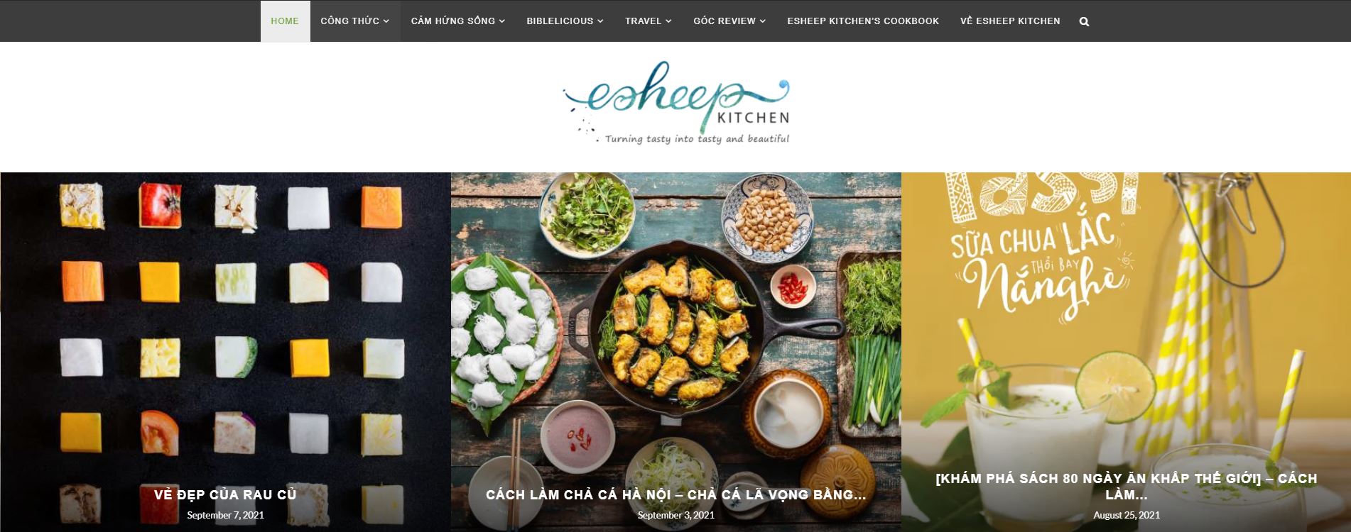 Website dạy nấu ăn - .esheepkitchen.com