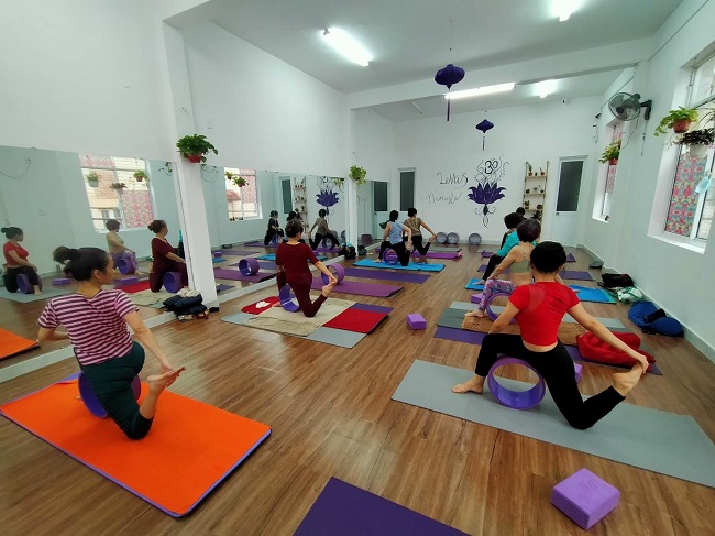 Phòng tập tại Yoga Studio LeVas