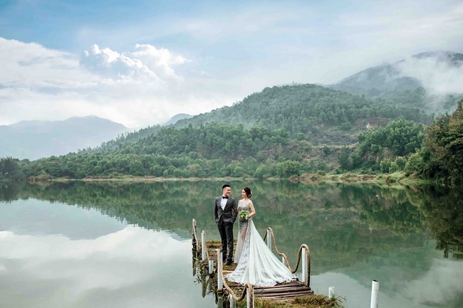 Địa điểm chụp ảnh cưới Đà Nẵng - Hồ Xanh