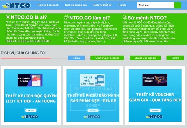 Dịch vụ tiện ích bổ sung facebook hàng đầu - NTCO