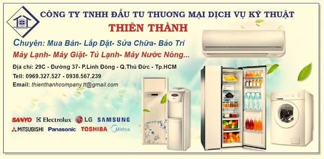 Sửa tủ lạnh tại TPHCM - Điện Lạnh Thiên Thành