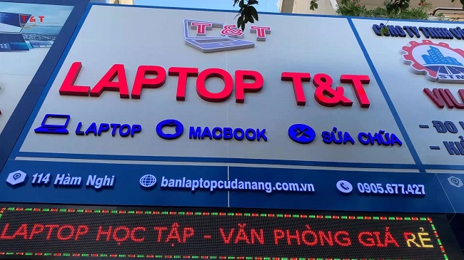 Mua laptop cũ Đà Nẵng - T&T Shop