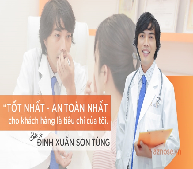 Nhiều người tiêu dùng biết đến và tìm đến Bác sĩ Đinh Xuân Sơn Tùng không chỉ bởi tay nghề tạo ra những dáng mũi mới lạ mà còn bởi sự nhạy bén, sự quan tâm và trách nhiệm với khách hàng