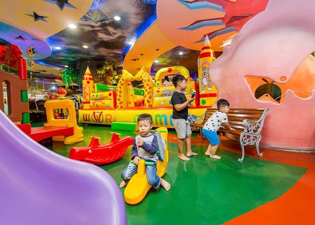 Khu vui chơi trẻ em - World Games là khu trò chơi điện tử có quy mô lớn nhất Sài Gòn