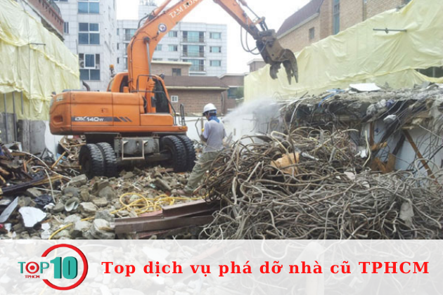 Dịch vụ phá dở nhà uy tín tại Sài Gòn| Nguồn: Công Ty CP XD Tam Hoa