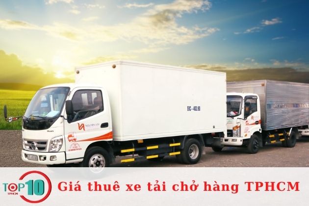 Giá thuê xe tải chở hàng hợp lý nhất tại TPHCM