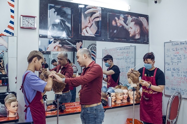 Học cắt tóc nam ở đâu tốt nhất Hà Nội và TPHồ Chí Minh