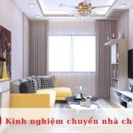 Kinh nghiệm chuyển nhà chung cư giá rẻ và thuận lợi