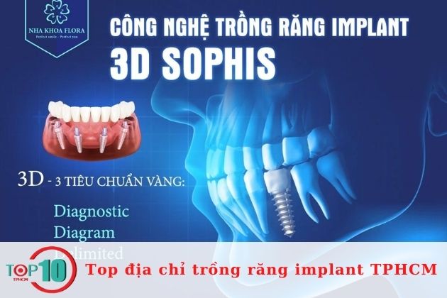 Trồng răng implant ở Sài Gòn| Nguồn: Nha Khoa Flora (Flora Clinic)