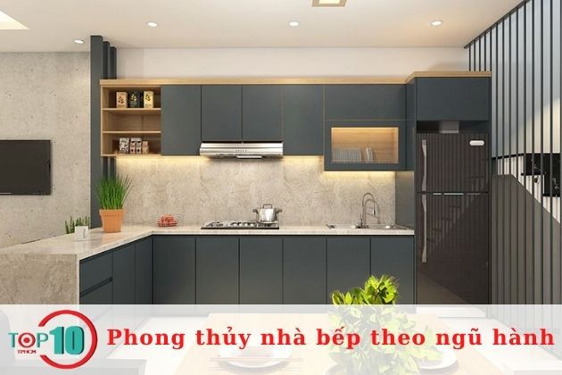 Nội thất được đặt theo phong thủy nhà bếp