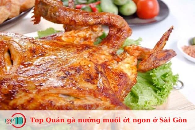 Gà nướng muối ớt Nguyễn Thông