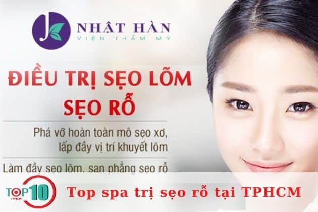 Spa điều trị sẹo rỗ chất lượng ở TPHCM| Nguồn: Viện thẩm mỹ Nhật Hàn