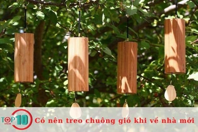 Treo chuông gió dựa trên chất liệu| Nguồn: Internet