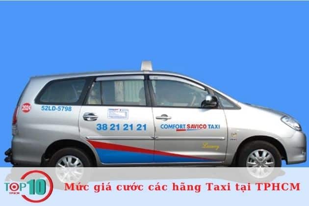 Giá cước Taxi Savico tại TPHCM| Nguồn: Savico Taxi