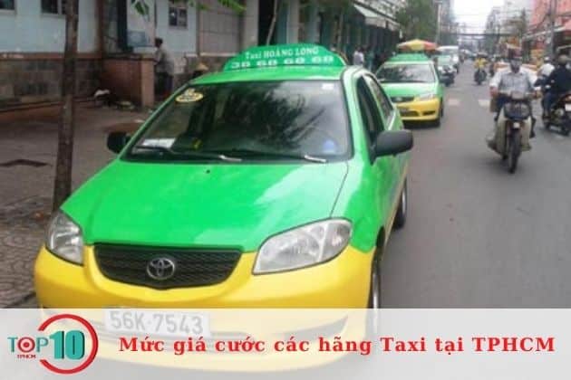 Giá cước Taxi Hoàng Long tại TP.HCM| Nguồn: Taxi Hoàng Long