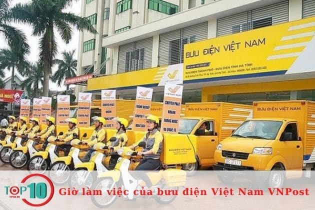 Giờ làm việc của bưu điện Việt Nam VNPost mới nhất