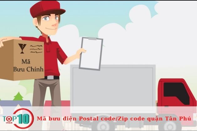 Mã bưu điện, bưu chính Postal code/Zip code quận Tân Phú