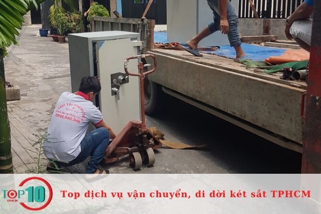 Dịch vụ di dời két sắt chuyên nghiệp tại Sài Gòn| Nguồn: Thành Tài