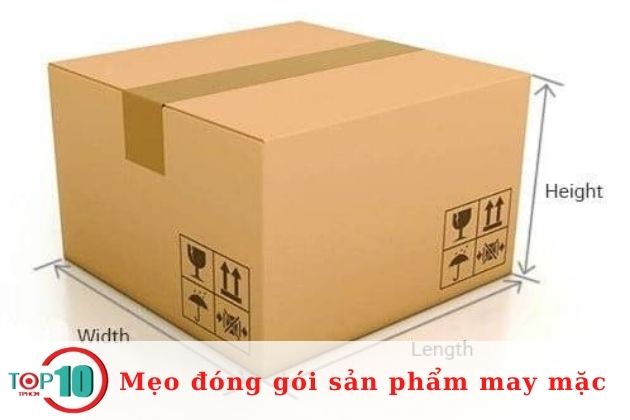 Tiêu chuẩn kích thước thùng carton đóng gói các sản phẩm may mặc| Nguồn: Internet