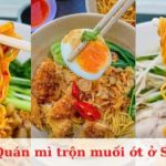Quán mì trộn muối ớt ở Sài Gòn