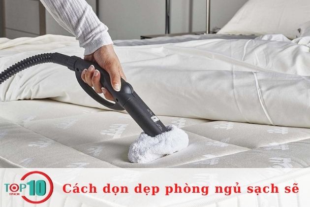 Làm sạch nệm, giường ngủ| Nguồn: Internet