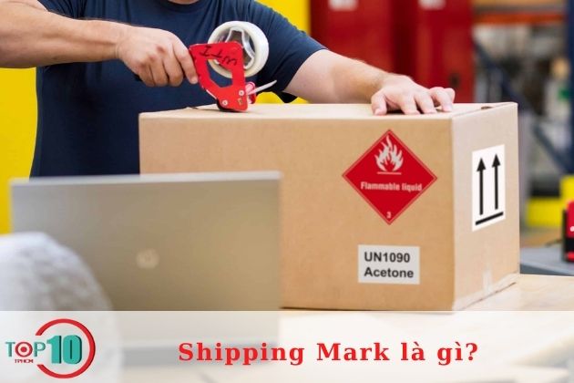 Shipping Mark nên được đặt ở đâu?| Nguồn: Internet