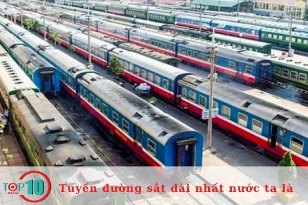 Tuyến đường sắt dài nhất nước ta là tuyến nào