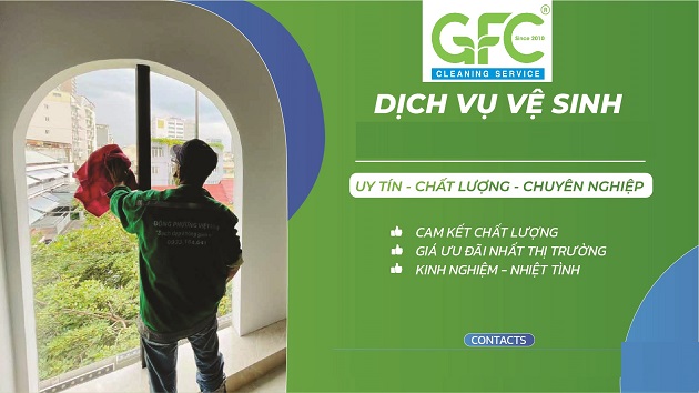 GFC CLEAN là công ty dịch vụ vệ sinh dọn dẹp nhà ở tại Biên Hòa - Đồng Nai