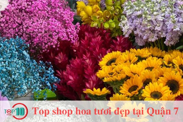 Top shop hoa tươi tại Quận 7