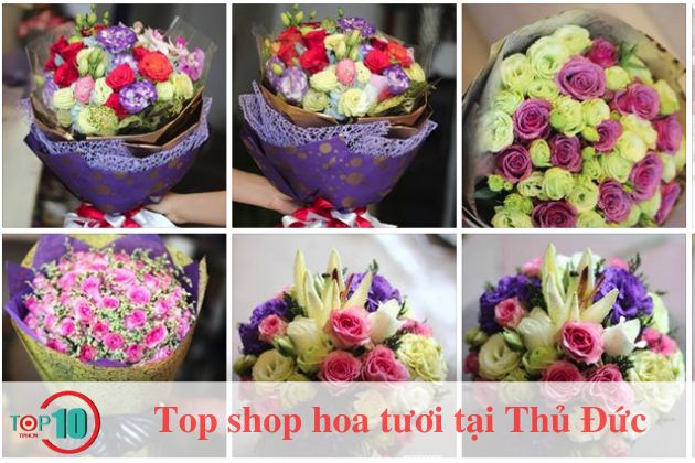 Top shop hoa tươi tại Thủ Đức