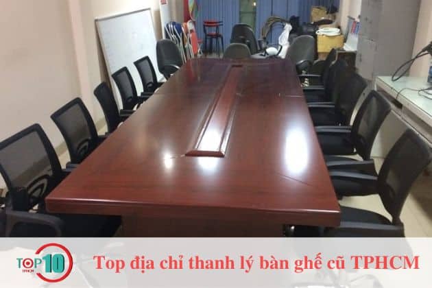 Thanh lý bàn ghế cũ 9D 