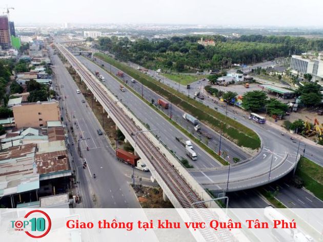 Giao thông tại khu vực Quận Tân Phú