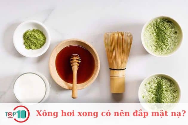 Mặt nạ mật ong và trà xanh