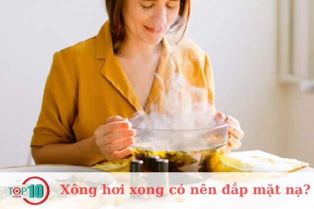 Xông mặt xong nên làm gì?