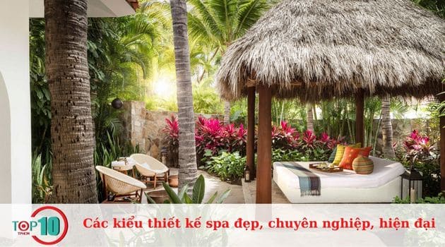 Thiết kế spa không gian xanh tươi tắn