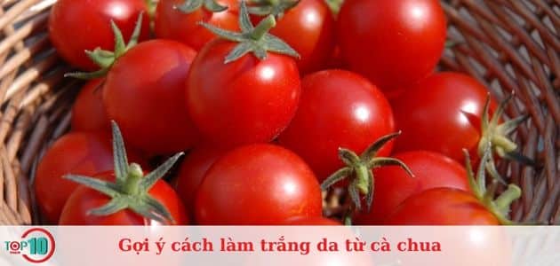 Cà chua có công dụng làm trắng da