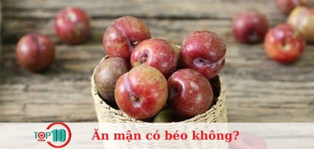 Ăn mận có béo (mập) không? Quả mận bao nhiêu calo?