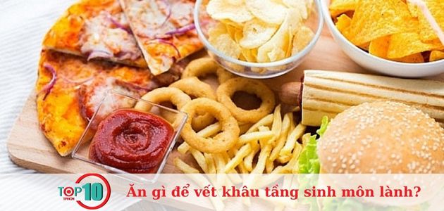 Không nên các món nhiều dầu mỡ