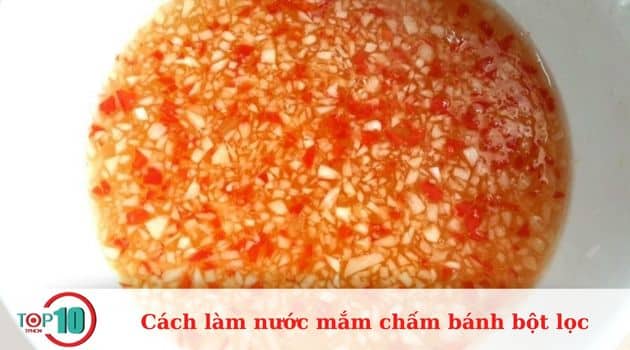 Cách làm nước mắm chua ngọt đơn giản