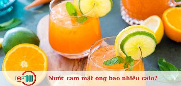 Cách pha nước cam mật ong