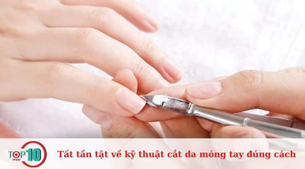 Tất tần tật về kỹ thuật cắt da móng tay đúng cách