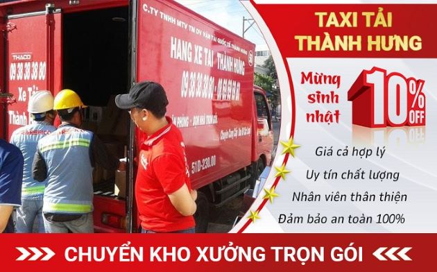 Công Ty Thành Hưng là đơn vị vận chuyển kho xưởng uy tín tại Sài Gòn | Nguồn: Vận tải Thành Hưng