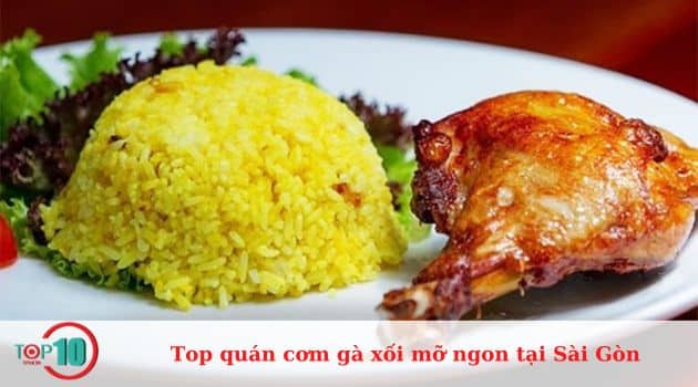 Cơm gà xối mỡ Nũng Nịu