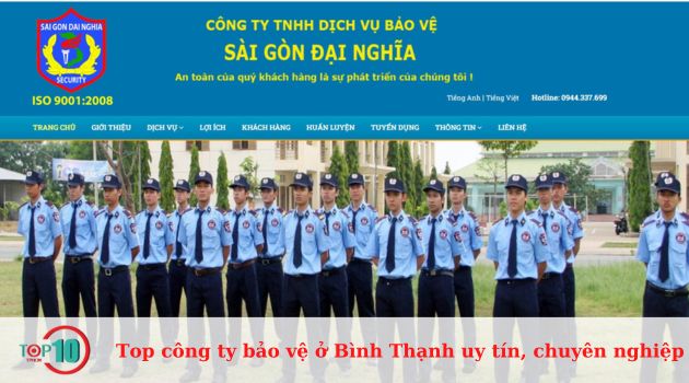 Công ty Bảo vệ Sài Gòn Đại Nghĩa