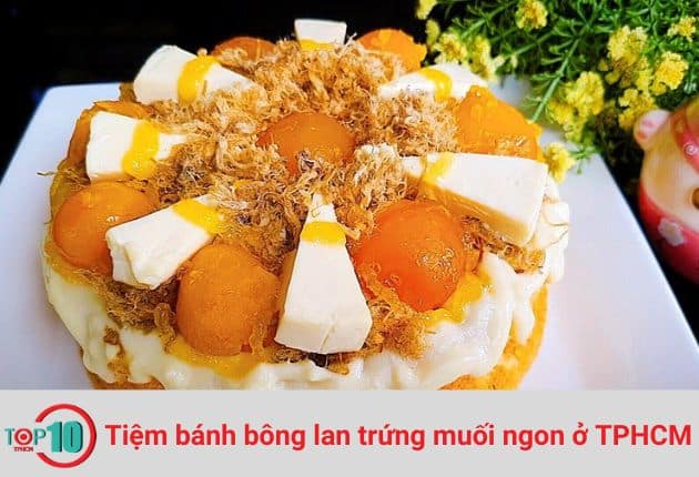 Tiệm bánh bông lan trứng muối ngon ở TPHCM