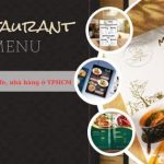 Top địa chỉ in menu cafe, menu nhà hàng giá rẻ tại TPHCM